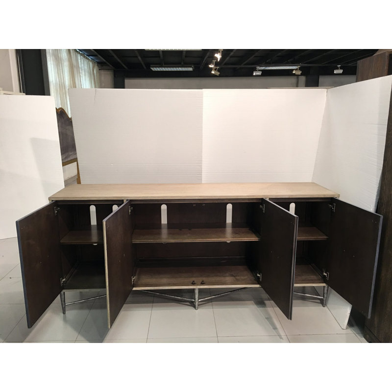 Hooker Furniture Melange Zola 4Door Credenza & Reviews Perigold